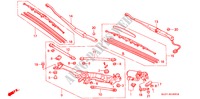 ESSUIE GLACE AVANT (LH) pour Honda NSX NSX 2 Portes 5 vitesses manuelles 1991