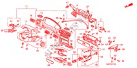 GARNITURE D'INSTRUMENT(LH) pour Honda ACCORD COUPE 2.0I 2 Portes 4 vitesses automatique 1993