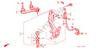 ARTICULATION pour Honda ACCORD 2.0I 4 Portes 4 vitesses automatique 1990