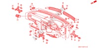 PANNEAU D'INSTRUMENT(RH) pour Honda ACCORD 2.0 4 Portes 4 vitesses automatique 1990