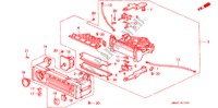 COMMANDE DE CHAUFFAGE (TYPE A LEVIER) pour Honda ACCORD DX 4 Portes 4 vitesses automatique 1993