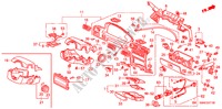 GARNITURE D'INSTRUMENT(LH) pour Honda ACCORD 2.0 4 Portes 4 vitesses automatique 1992
