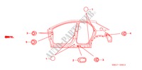 ANNEAU(LATERAL) pour Honda CIVIC 1.8 SE 5 Portes Transmission Intelligente manuelle 2008