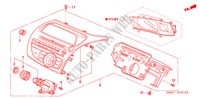 AUTORADIO(RH)(2) pour Honda CIVIC 1.8 EX 5 Portes Transmission Intelligente manuelle 2007