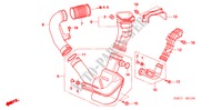 CHAMBRE DE RESONANCE(1.8L) pour Honda CIVIC 1.8 SE 5 Portes Transmission Intelligente manuelle 2008
