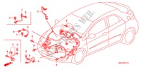 FAISCEAU DES FILS(RH)(1) pour Honda CIVIC 1.8 SE 5 Portes Transmission Intelligente manuelle 2008