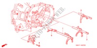 FOURCHETTE DE SELECTION(1.4L)(1.8L) pour Honda CIVIC 1.8 SE 5 Portes Transmission Intelligente manuelle 2008
