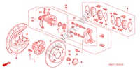 FREIN ARRIERE pour Honda CIVIC 1.8 SE 5 Portes Transmission Intelligente manuelle 2008