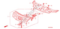GRILLE AVANT pour Honda CIVIC 1.8 SE 5 Portes Transmission Intelligente manuelle 2008