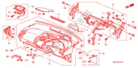 PANNEAU D'INSTRUMENT(RH) pour Honda CIVIC 1.8 SE 5 Portes Transmission Intelligente manuelle 2008