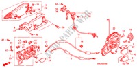 SERRURES DE PORTE AVANT/ POIGNEE EXTERNE pour Honda CIVIC 1.8 SE 5 Portes Transmission Intelligente manuelle 2008