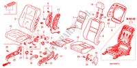 SIEGE AVANT(D.) pour Honda CIVIC 1.8 SE 5 Portes Transmission Intelligente manuelle 2008