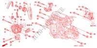 SUPPORT D'ALTERNATEUR(1.8L) pour Honda CIVIC 1.8 SE 5 Portes Transmission Intelligente manuelle 2008