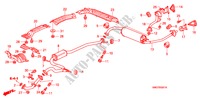 TUYAU D'ECHAPPEMENT/SILENCIEUX (1.8L) pour Honda CIVIC 1.8 SE 5 Portes Transmission Intelligente manuelle 2008