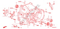 CARTER D'EMBRAYAGE(1.4L) pour Honda CIVIC 1.4 BASE 5 Portes 6 vitesses manuelles 2010