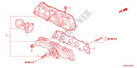 COLLECTEUR D'ECHAPPEMENT(DIESEL) pour Honda CIVIC 2.2 GT 5 Portes 6 vitesses manuelles 2010