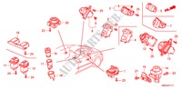 COMMUTATEUR(RH) pour Honda CIVIC 2.2 ES 5 Portes 6 vitesses manuelles 2010