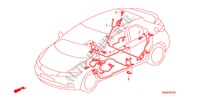 FAISCEAU DES FILS(LH)(2) pour Honda CIVIC 1.8 COMFORT 5 Portes 6 vitesses manuelles 2009