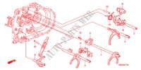 FOURCHETTE DE SELECTION(DIESEL) pour Honda CIVIC 2.2 ES 5 Portes 6 vitesses manuelles 2010