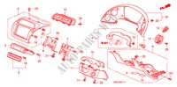 GARNITURE D'INSTRUMENT(RH)(COTE DE CONDUCTEUR) pour Honda CIVIC 1.8 EX 5 Portes 5 vitesses automatique 2009