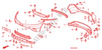 PARE CHOCS pour Honda CIVIC 1.8 COMFORT 5 Portes 6 vitesses manuelles 2009