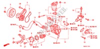 POMPE A EAU(1.8L) pour Honda CIVIC 1.8 COMFORT 5 Portes 6 vitesses manuelles 2009