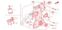 POMPE A HUILE(1.8L) pour Honda CIVIC 1.8 COMFORT 5 Portes 6 vitesses manuelles 2009