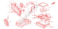 SYSTEME DE NAVIGATION(LH) pour Honda CIVIC 1.4 GT 5 Portes Transmission Intelligente manuelle 2010