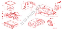 SYSTEME DE NAVIGATION(RH) pour Honda CIVIC 1.8 GT 5 Portes 5 vitesses automatique 2010