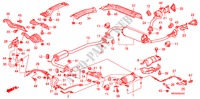 TUYAU D'ECHAPPEMENT/SILENCIEUX(DIESEL)(2) pour Honda CIVIC 2.2 GT 5 Portes 6 vitesses manuelles 2010