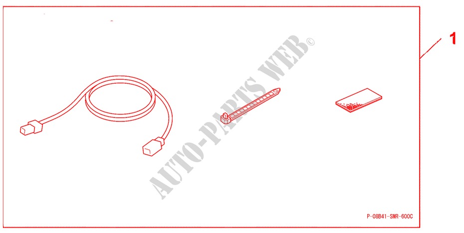USB CORD ATT pour Honda CIVIC 1.8 BASE 5 Portes 5 vitesses automatique 2009