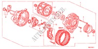ALTERNATEUR(1.8L) pour Honda CIVIC 1.8ES 5 Portes 5 vitesses automatique 2011