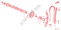 ARBRE A CAMES/CHAINE A CAMES(1.4L) pour Honda CIVIC 1.4GT    AUDIOLESS 5 Portes Transmission Intelligente manuelle 2011