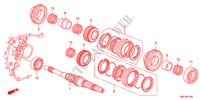 ARBRE PRINCIPAL(DIESEL) pour Honda CIVIC 2.2S 5 Portes 6 vitesses manuelles 2011