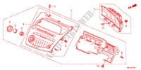 AUTORADIO(LH)(1) pour Honda CIVIC 1.4GT    AUDIOLESS 5 Portes Transmission Intelligente manuelle 2011