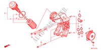 BOITIER FILTRE HUILE(DIESEL) pour Honda CIVIC 2.2GT 5 Portes 6 vitesses manuelles 2011