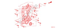CARTER DE CHAINE(1.4L) pour Honda CIVIC 1.4SPORT LPG 5 Portes 6 vitesses manuelles 2011