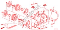 CLIMATISEUR(COMPRESSEUR)(DIESEL) pour Honda CIVIC 2.2GT    AUDIOLESS 5 Portes 6 vitesses manuelles 2011