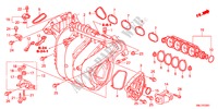 COLLECTEUR D'ADMISSION(1.8L) pour Honda CIVIC 1.8GT    AUDIOLESS 5 Portes 5 vitesses automatique 2011