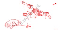 COMMUTATEUR COMBINE pour Honda CIVIC 1.8GT 5 Portes 5 vitesses automatique 2011