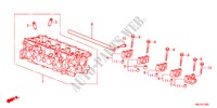 CULASSE(1.4L) pour Honda CIVIC 1.4COMFORT 5 Portes 6 vitesses manuelles 2011