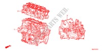 ENS. DE MOTEUR/ENS. BOITE DE VITESSES(1.4L) pour Honda CIVIC 1.4SPORT 5 Portes 6 vitesses manuelles 2011