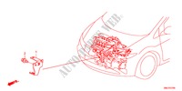 ETAI FAISCEAU DE FILS MOTEUR(1.4L) pour Honda CIVIC 1.4GT    AUDIOLESS 5 Portes Transmission Intelligente manuelle 2011