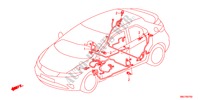 FAISCEAU DES FILS(LH)(2) pour Honda CIVIC 1.8GT 5 Portes 5 vitesses automatique 2011