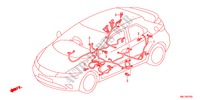 FAISCEAU DES FILS(RH)(2) pour Honda CIVIC 1.4SE 5 Portes 6 vitesses manuelles 2011