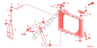 FLEXIBLE DE RADIATEUR/RESERVOIR DE RESERVE(1.8L) pour Honda CIVIC 1.8GT 5 Portes 5 vitesses automatique 2011