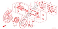 FREIN ARRIERE pour Honda CIVIC 2.2ES 5 Portes 6 vitesses manuelles 2011