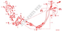 LEVIER DE SELECTION(MT)(RH) pour Honda CIVIC 1.8VXI 5 Portes 6 vitesses manuelles 2011