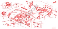 PANNEAU D'INSTRUMENT(RH) pour Honda CIVIC 1.8ES 5 Portes 6 vitesses manuelles 2011