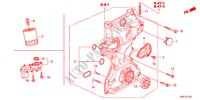 POMPE A HUILE(1.8L) pour Honda CIVIC 1.8ES 5 Portes 5 vitesses automatique 2011